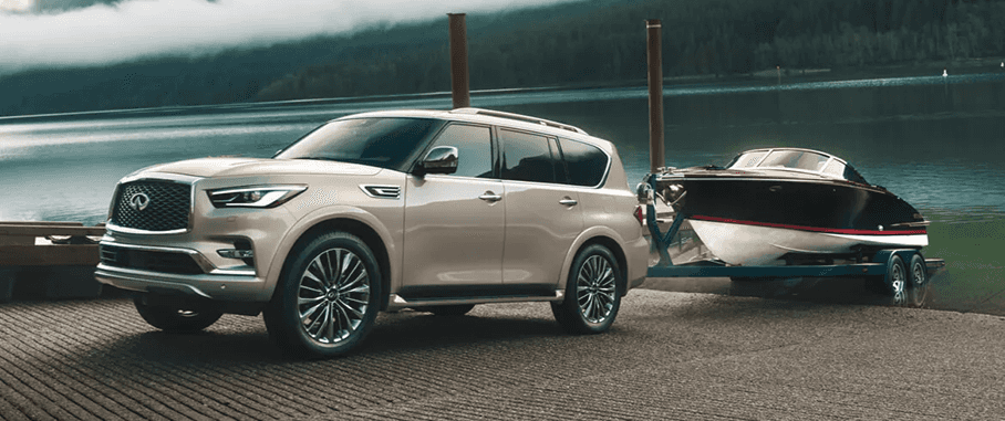 2023 INFINITI QX80 tow up to 8,500 pounds