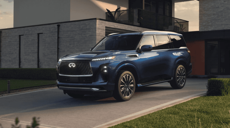 2026 INFINITI QX80 Sport 450 hp twin-turbo V6 engine Ramsey INFINITI in Ramsey, NJ