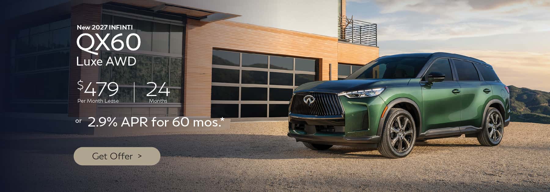 New 2027 INFINITI QX60 LUXE AWD