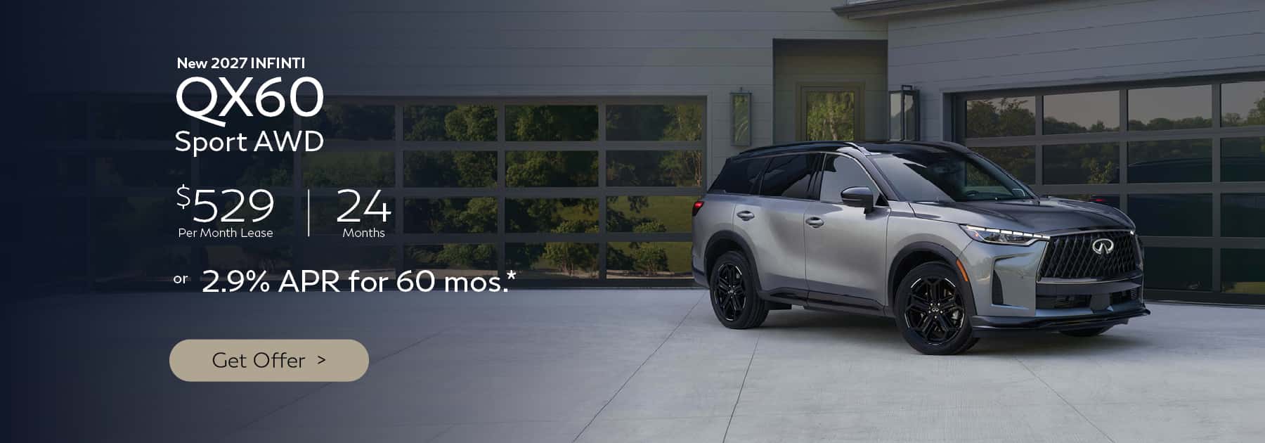 New 2027 INFINITI QX60 SPORT AWD
