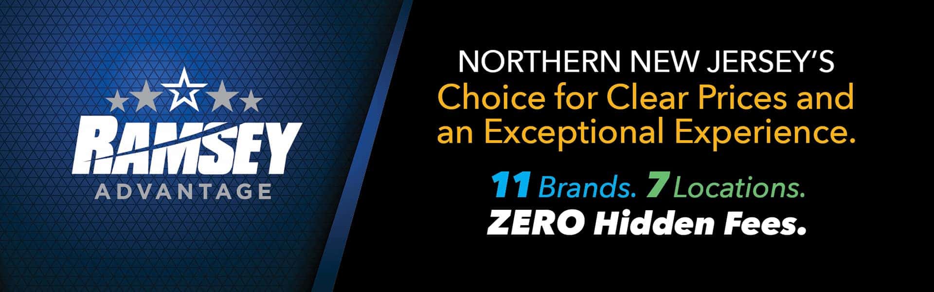 Ramsey Advantage - Northern NJ's Choice for Clear Prices and an Exceptional Experience.