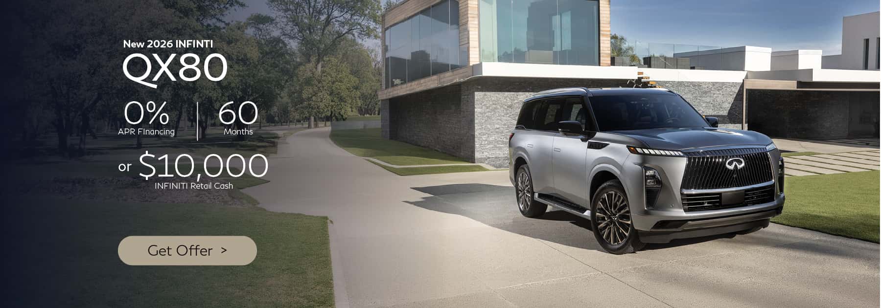 2026 INFINITI QX80 (ALL TRIMS) GET 0% FINANCE FOR 60 MONTHS or $10,000