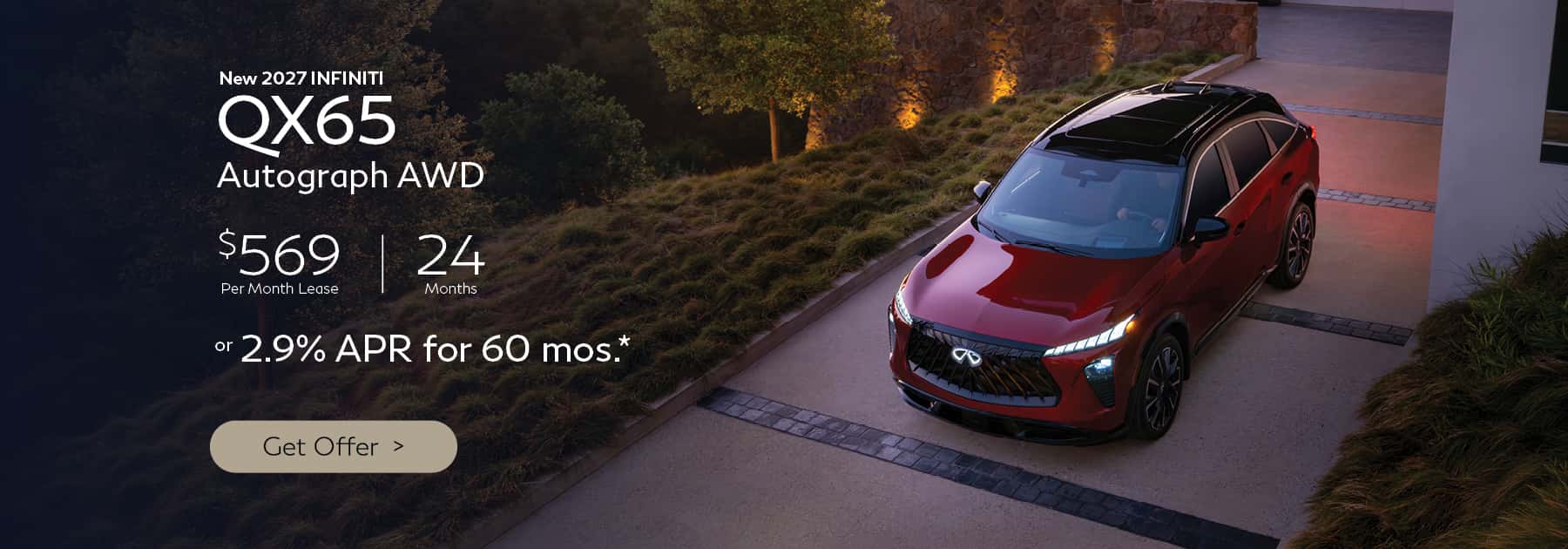 New 2027 INFINITI QX65 SPORT AWD