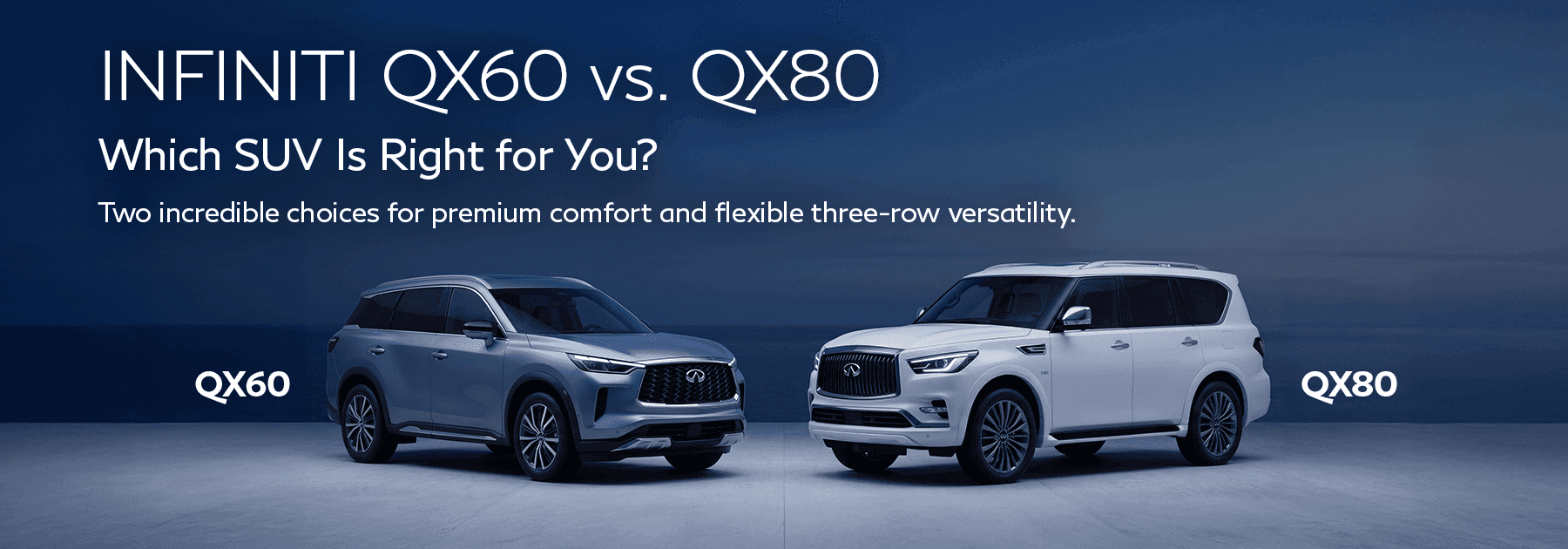 INFINITI QX60 vs QX80