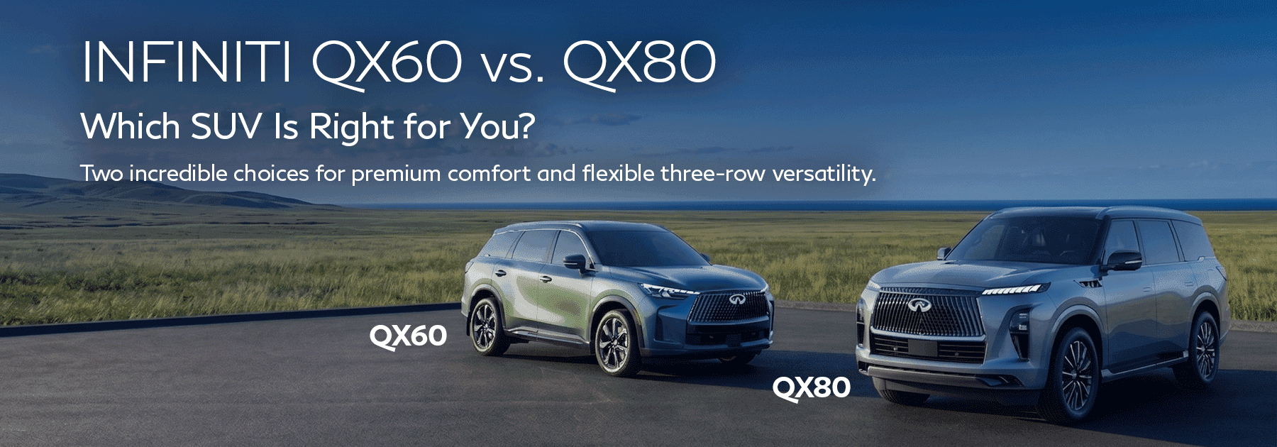 INFINITI QX60 vs QX80