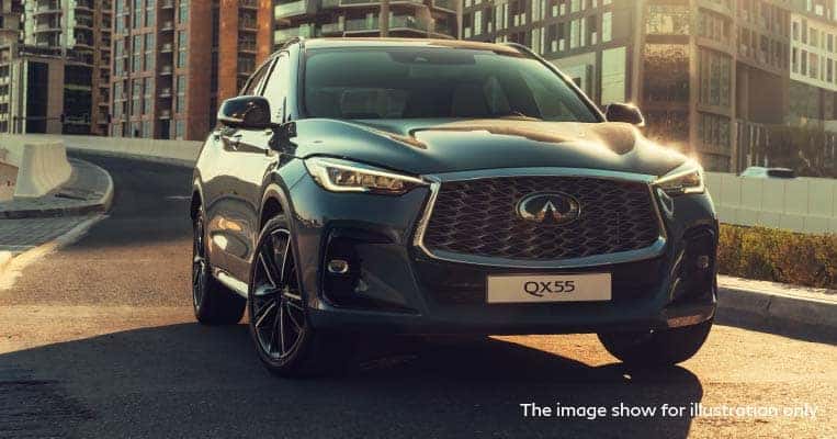 New 2025 INFINITI QX55 LUXE AWD