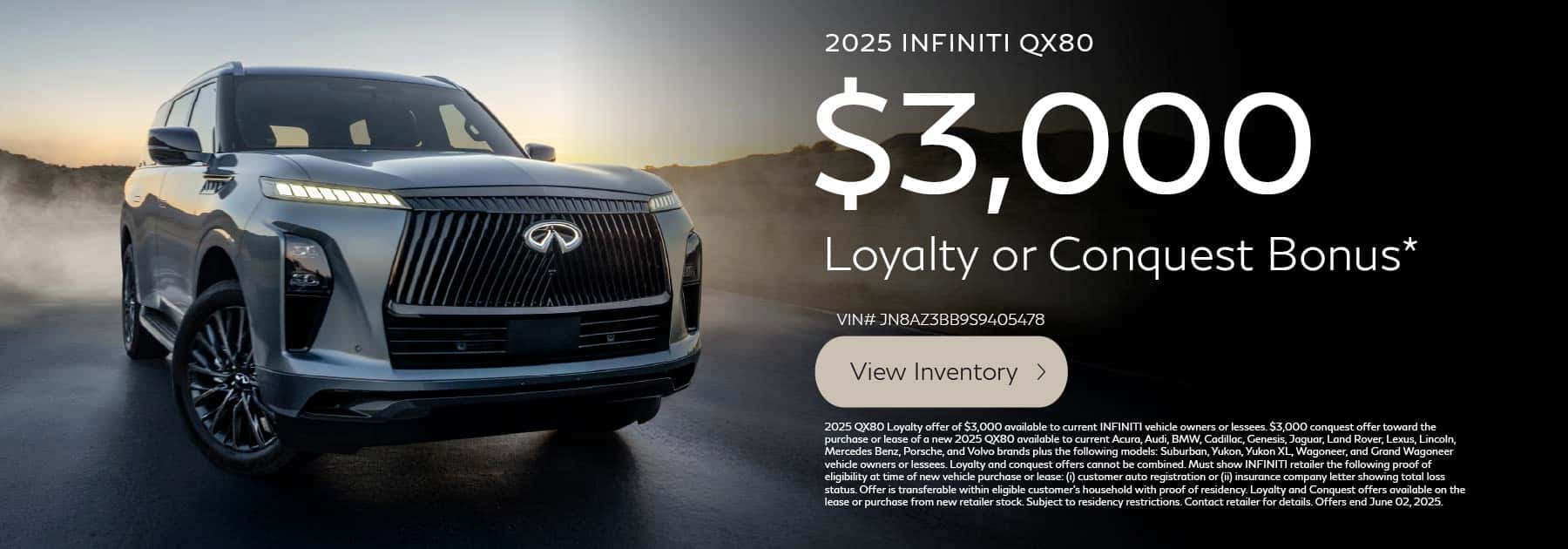 IOB_05-25_New-Sales_QX80-Conquest_Desktop-Homepage-Slider