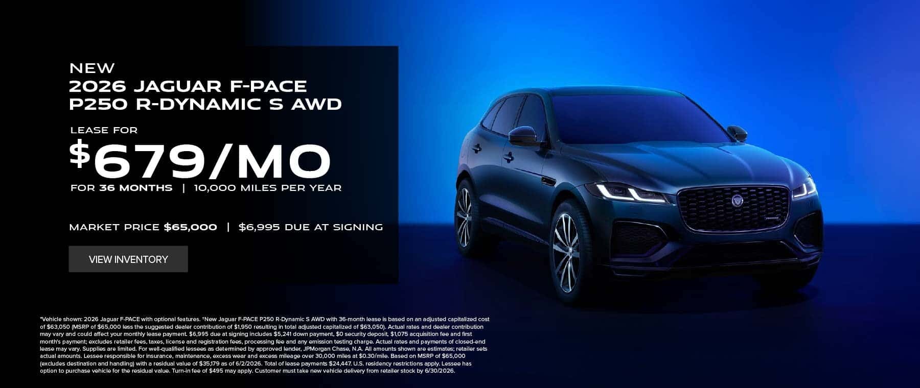 F-PACE Lease