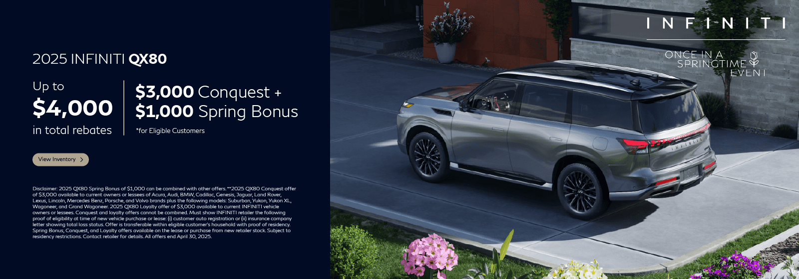 SD QX80 Conquest SSE