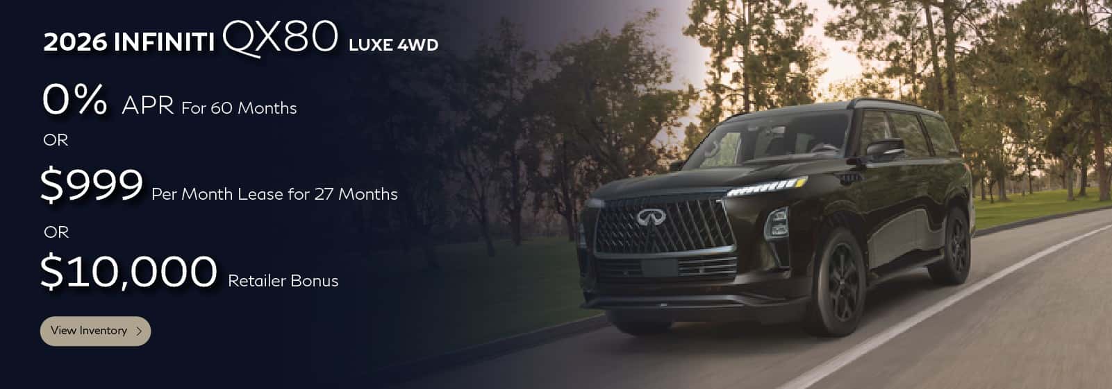 SD 2026 QX80 Luxe 4WD