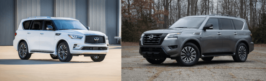 2021 INFINITI QX80 vs Nissan Armada Roswell INFINITI