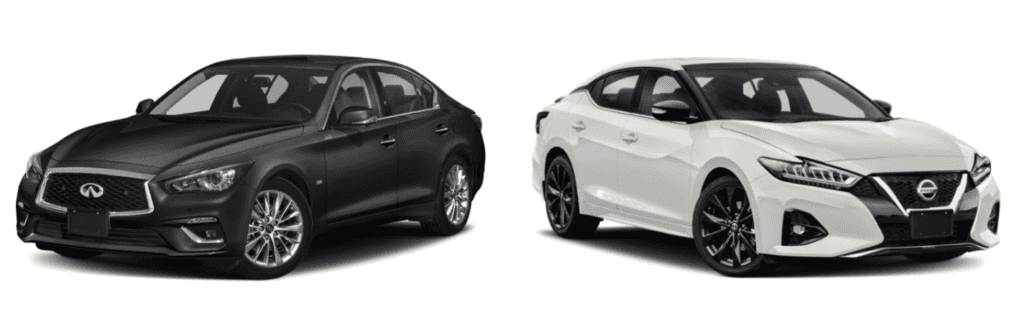 2021 INFINITI Q50 vs Nissan Maxima