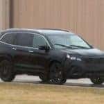suv in the rain