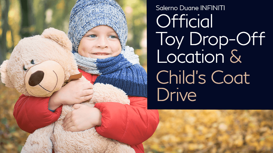 Get in the Holiday Spirit We're Your Toy Donation and Coat Drive DropOff Location Salerno