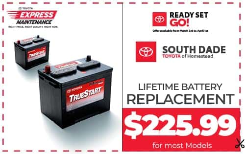 Lifetime Battery Replacement