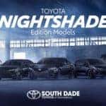 Toyota Nightshade Edition Models