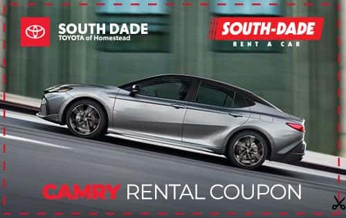 Rental Coupon - Camry
