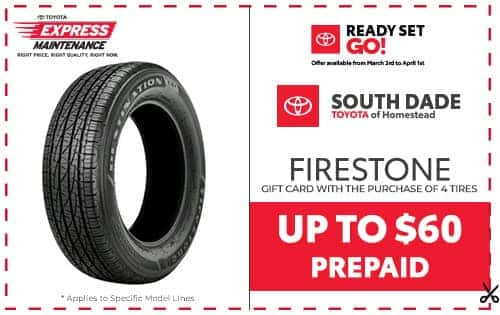 Receive a Prepaid Card with the Purchase of 4 Tires - Firestone