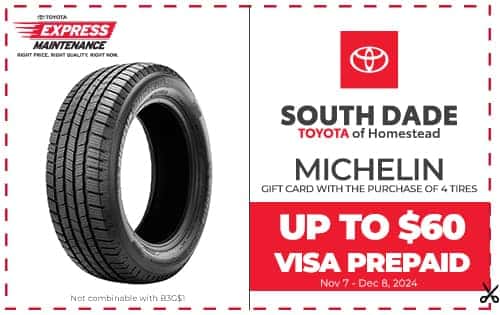 Receive a Prepaid Card with the Purchase of 4 Tires - Michelin