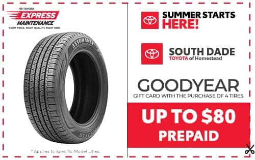 Receive a Gift Card with the Purchase of 4 Tires - Goodyear