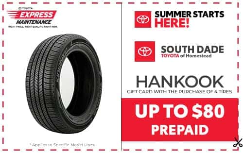 Receive a Gift Card with the Purchase of 4 Tires - Hankook