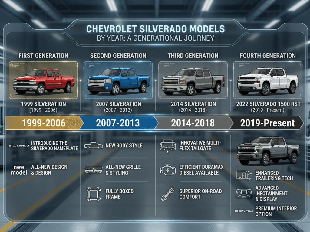Chevrolet Silverado Models by Year: A Complete Generation Guide
