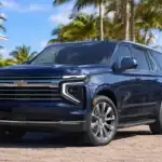 Coastal SUV under sunny skies