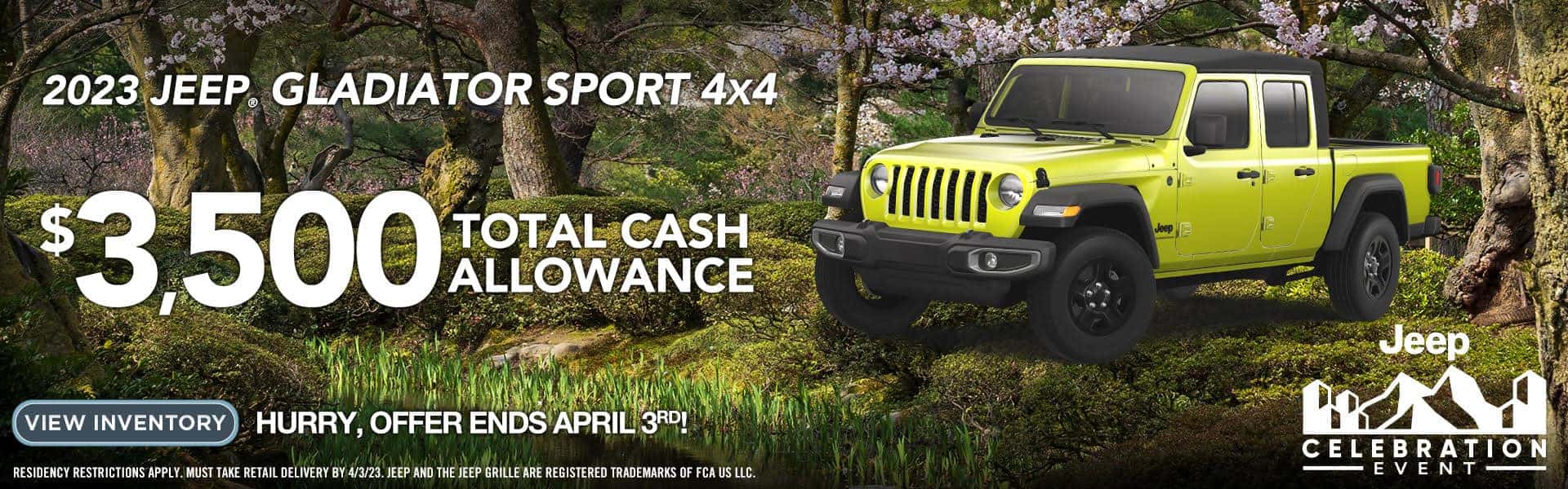 Jeep Gladiator offer