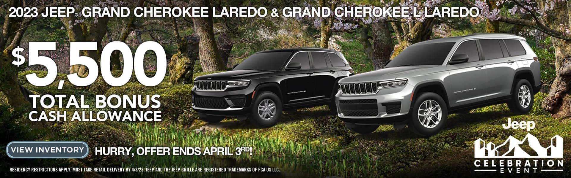 Jeep Grand Cherokee offer
