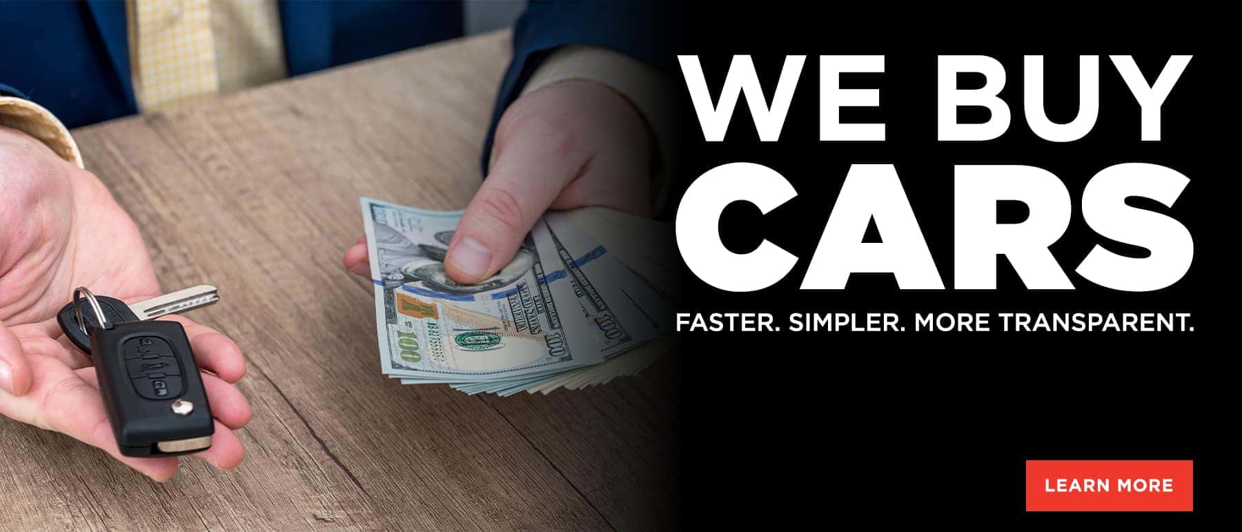 We buy cars