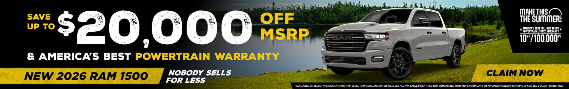 2026 Ram 1500 Laramie Promo