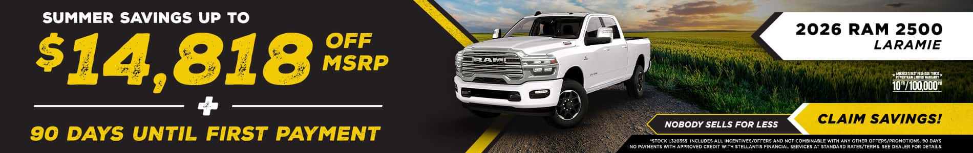 2026 Ram 2500 Laramie promo