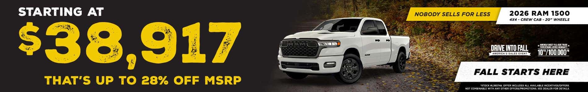 2026 Ram 1500 Promo