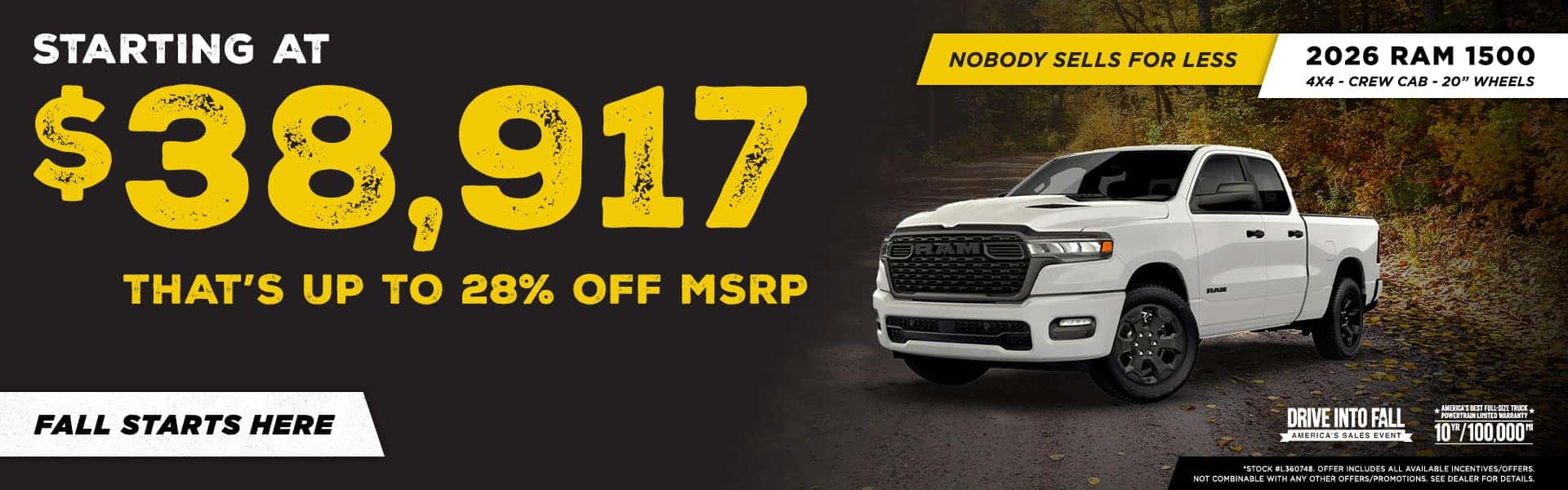 2026 Ram 1500 Promo