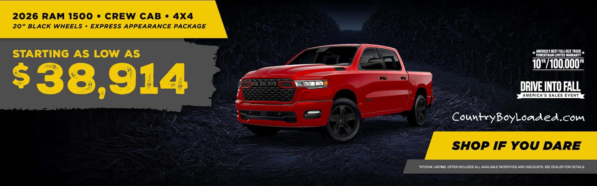 2026 Ram 1500 Promo