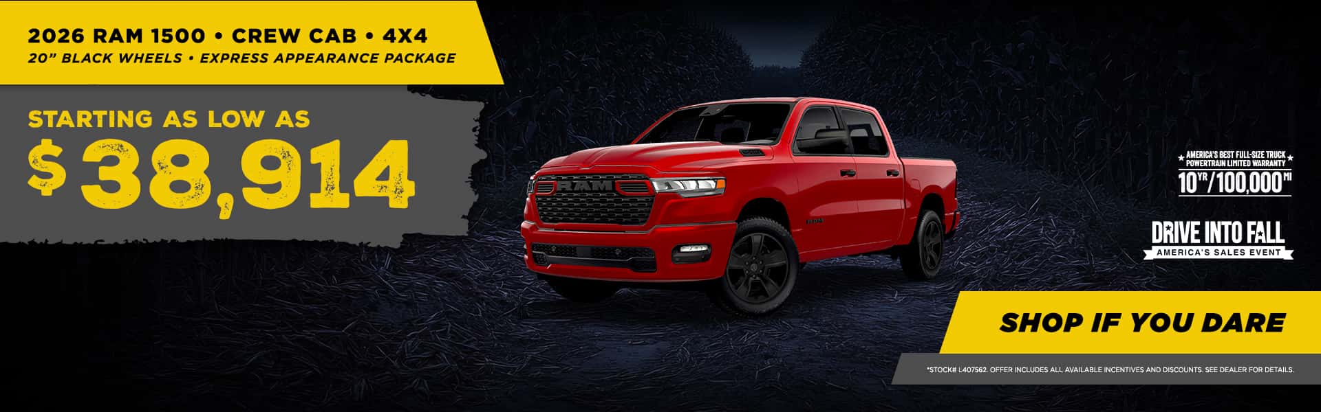 2026 Ram 1500 Promo