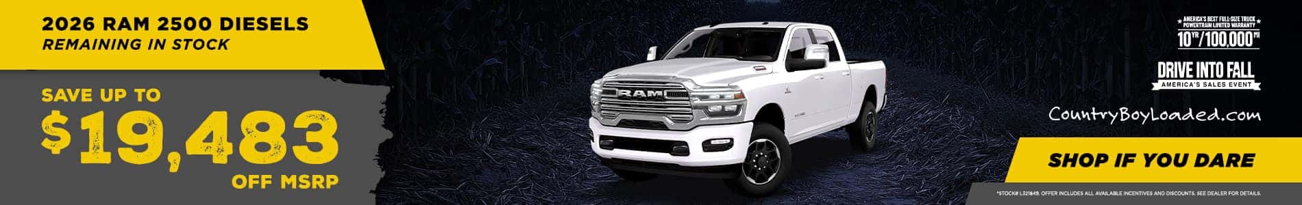 2026 Ram 2500 Promo
