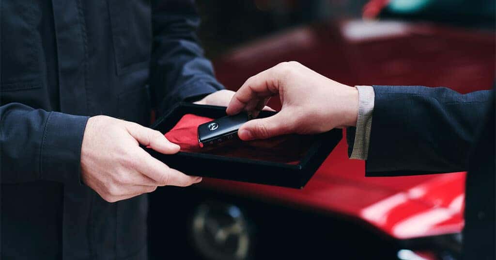 Receiving Mazda Key