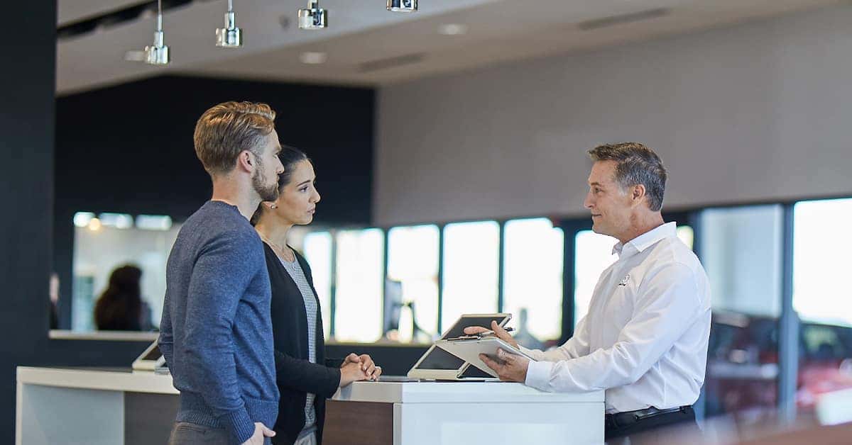 Mazda dealership customer