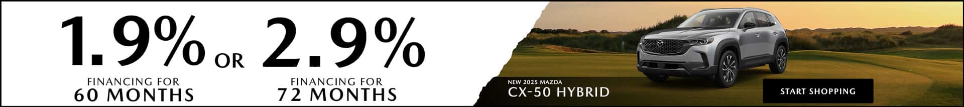 2025 CX-50 Hybrid Finance Promo