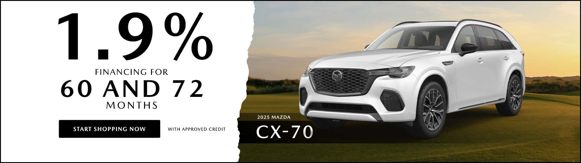 2025 CX-70 Finance Promo