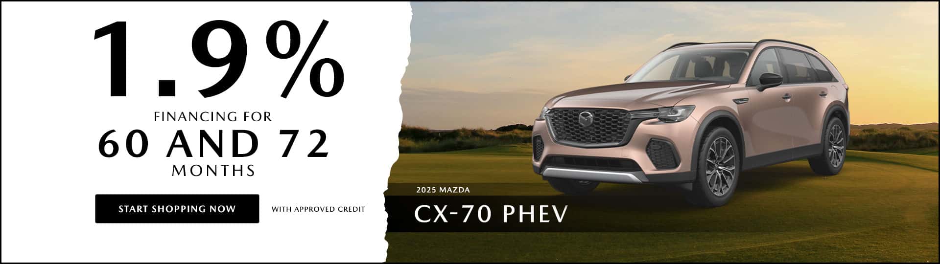 2025 CX-70 PHEV Finance Promo