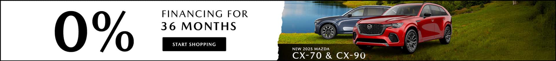 2025 CX-70 and CX-90 Finance Promo