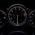 Mazda dials and dashboard lights