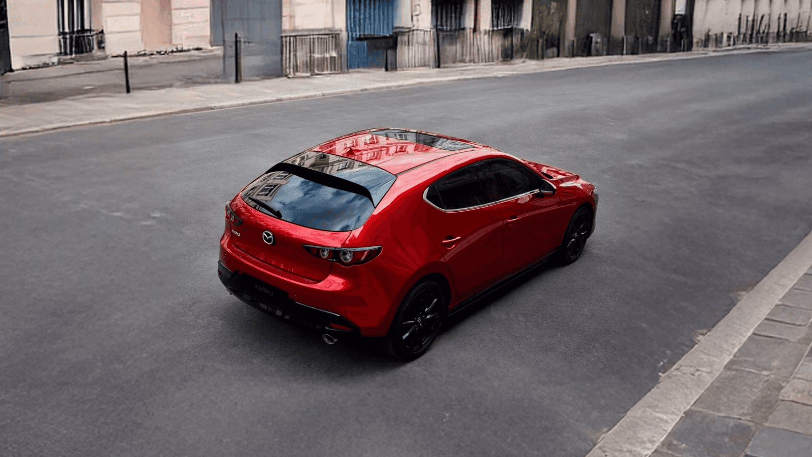 2026 Mazda3 hatchback driving