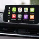 Mazda infotainment system with Apple CarPlay