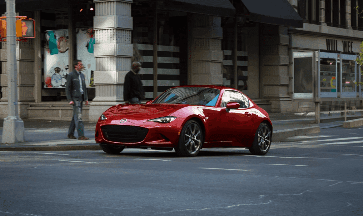 2026-MAZDA-MX-5-Miata-RF-Being-Driven-at-an-Intersection