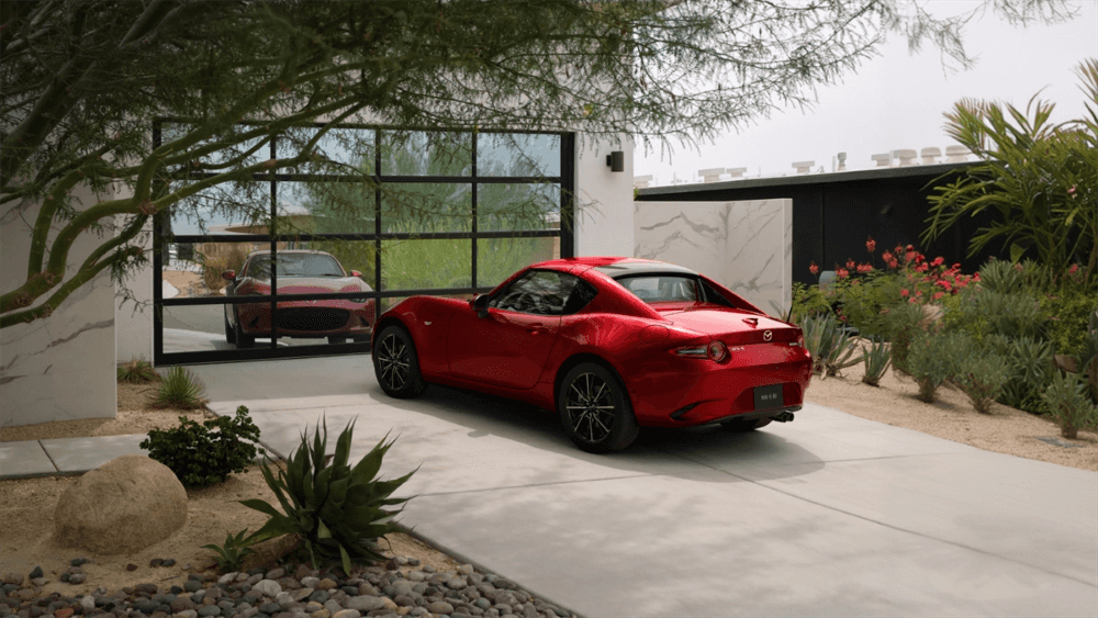 2026 Mazda MX-5 Miata RF parked in driveway