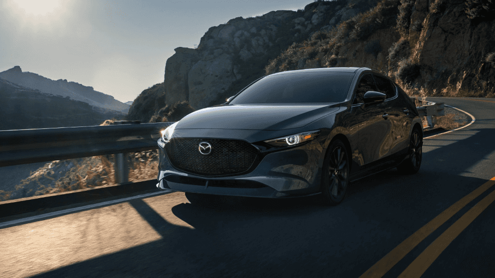 2026 Mazda3 hatchback driving