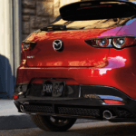 2026 mazda3 hatchback rear red